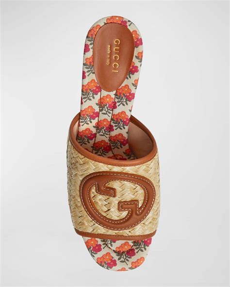 fake gucci girl slides|authenticate gucci marmont raffia slides.